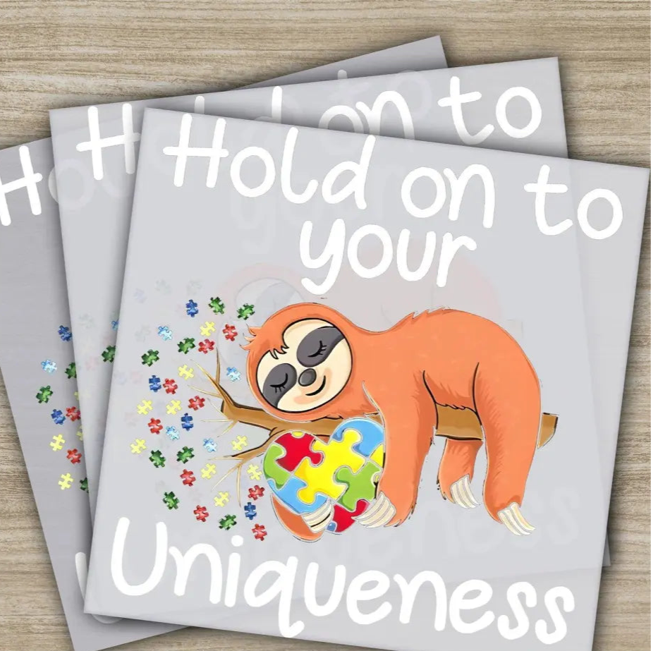 Autism Awareness Inclusion Ready to Press Personalized DTF Transfers Heat Press DTF Transfer