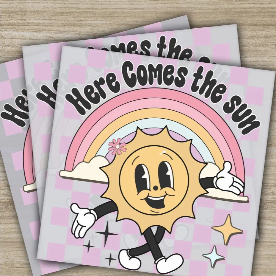 Beach Vibes Hello Summer Lets Go Surfing Ready to Press Personalized DTF Transfers s High Quality Heat Press DTF