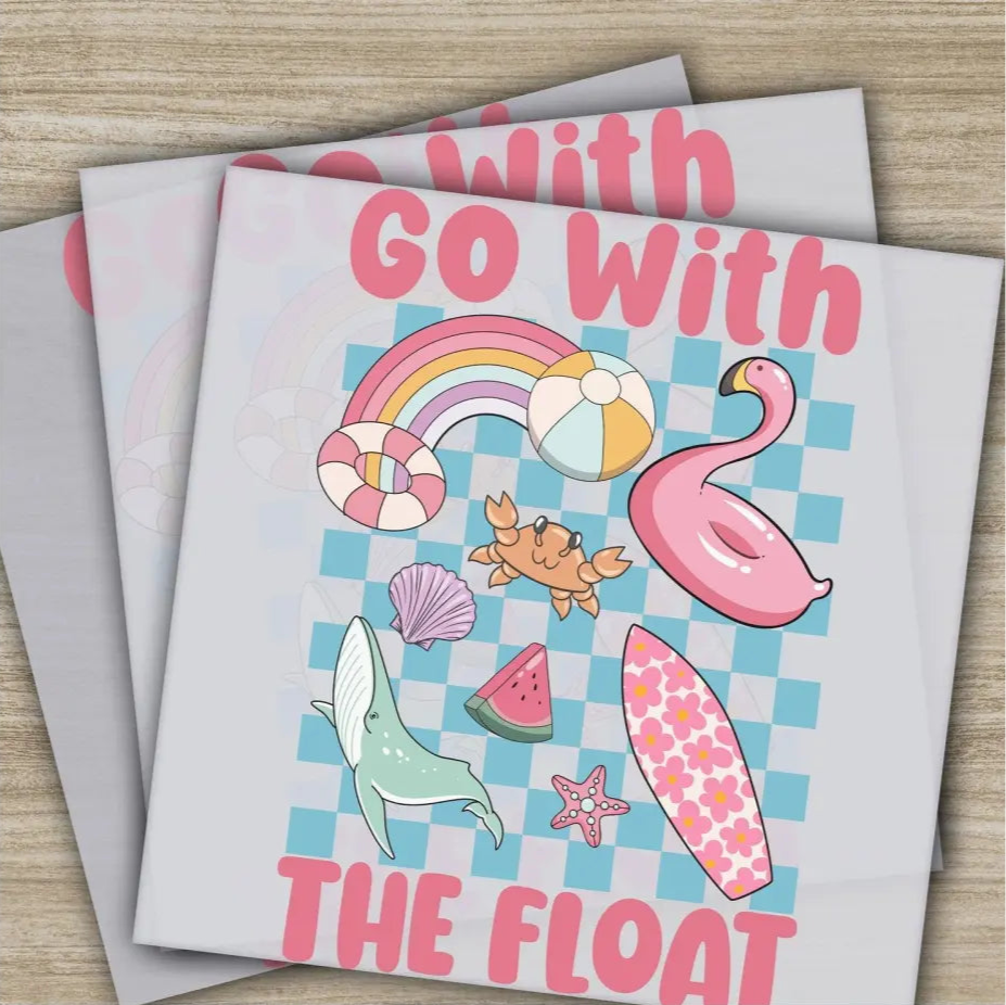 Beach Vibes Hello Summer Lets Go Surfing Ready to Press Personalized DTF Transfers s High Quality Heat Press DTF