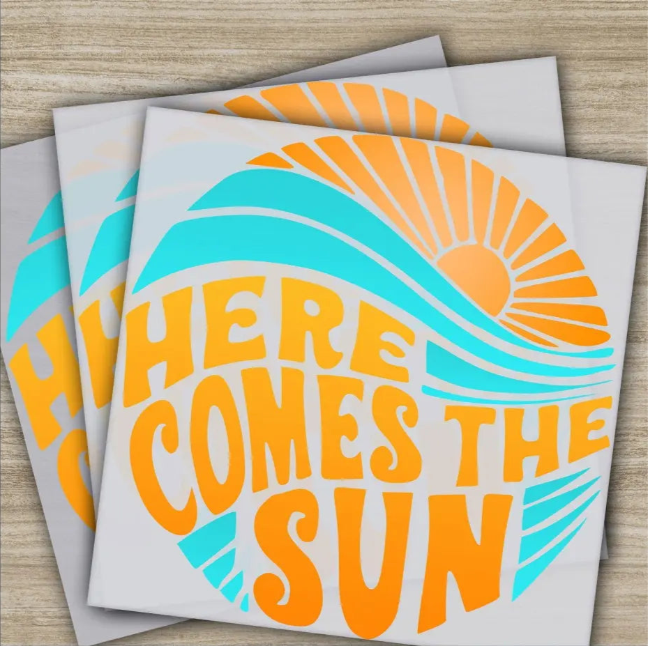 Beach Vibes Hello Summer Lets Go Surfing Ready to Press Personalized DTF Transfers s High Quality Heat Press DTF