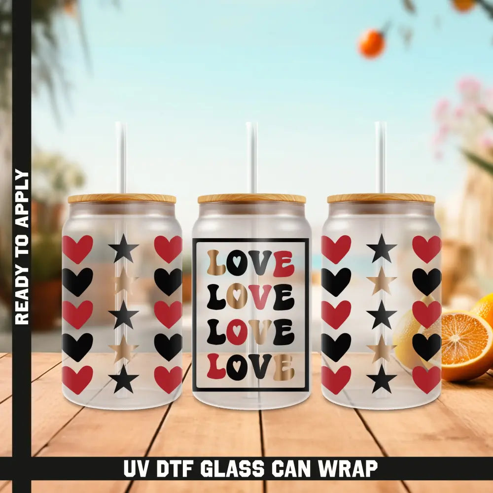 Lover Ready To Apply UV DTF 16oz cup Wrap