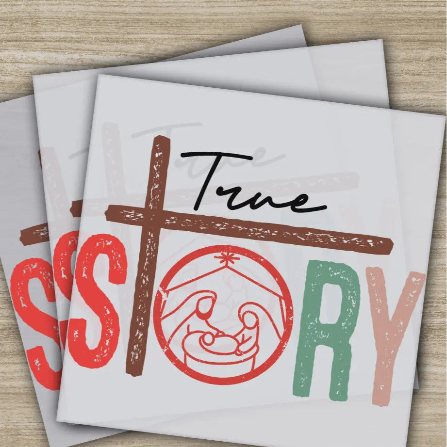 Religion Jesus Christian True Story God Say I Am Cross,Ready to Press Personalized DTF Transfer s Heat Press DTF