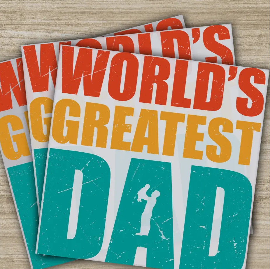 World’s Greatest Dad Fathers Day Transfers Ready to Press Personalized DTF Transfers Father’s Day Gifts Heat Press DTF