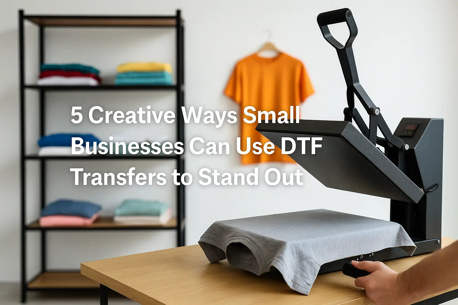 5 Creative Ways Small Businesses Can Use DTF Transfers to Stand