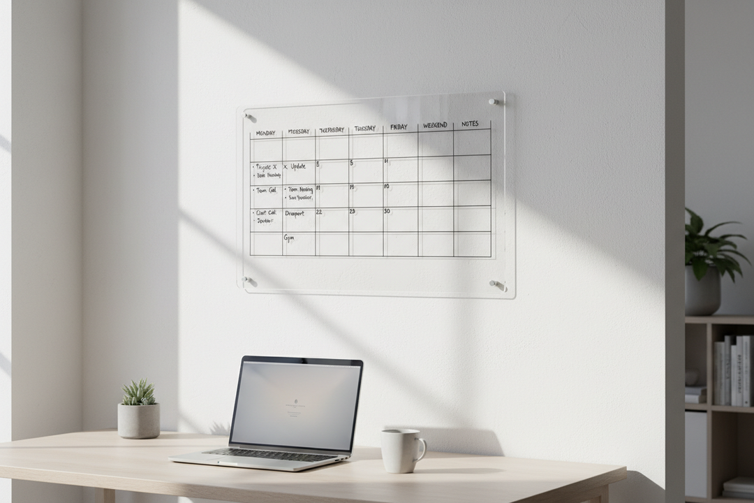 Custom Acrylic Planners | Personalized Clear Desk Planners