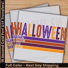 Load image into Gallery viewer, a pile of halloween cards sitting on top of a wooden table
