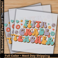 Load image into Gallery viewer, a set of three greeting cards with the words future teacher on them
