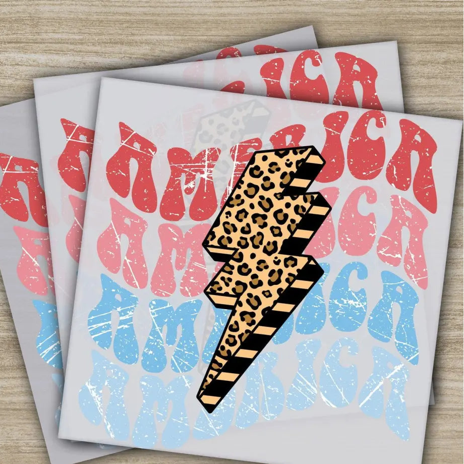 4TH Of July America Fourth ofJuly Ready to Press Personalized DTF Transfers Heat Press DTF Transfers