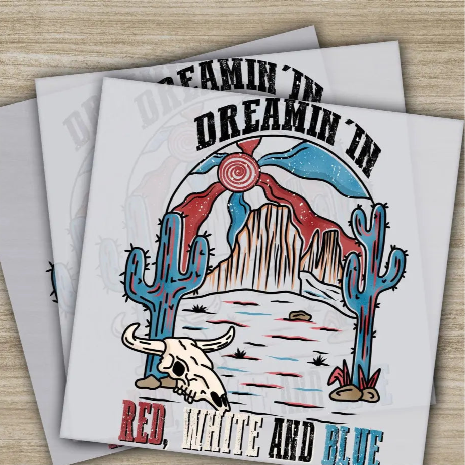 4th of July Fourth ofJuly Ready to Press Personalized DTF Transfers Heat Press DTF Transfers