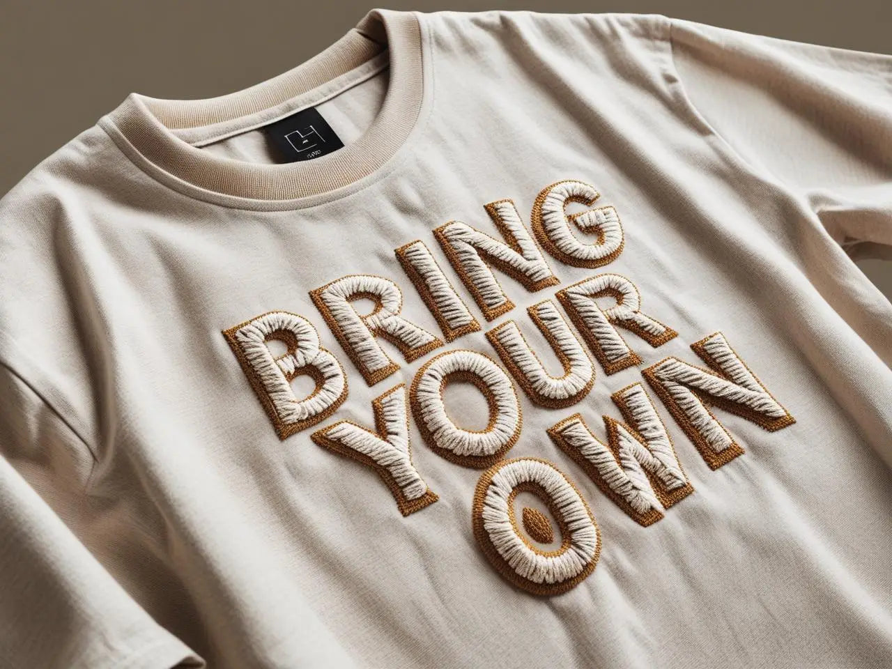 Bring Your Own Apparel for Embroidery