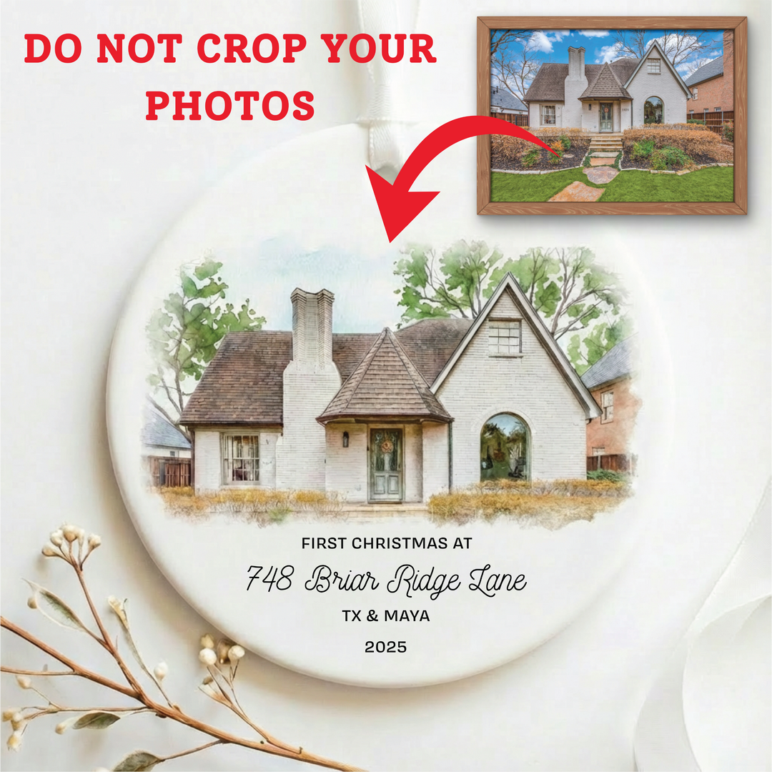 Custom First christmas Ornament