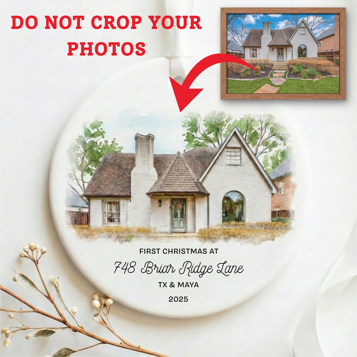 Custom First christmas Ornament