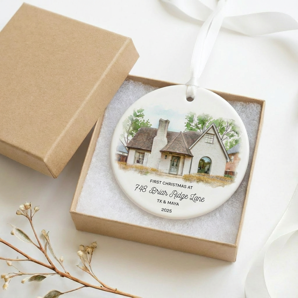 Custom First christmas Ornament