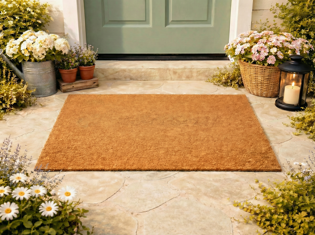 Personalized Family Doormat, Customizable Coir Welcome Mat