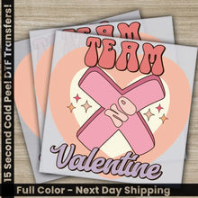 Load image into Gallery viewer, Anti Valentine Team Valentine’s Day Transfers Ready to Press Personalized DTF Transfers Valentines Gifts Heat Press
