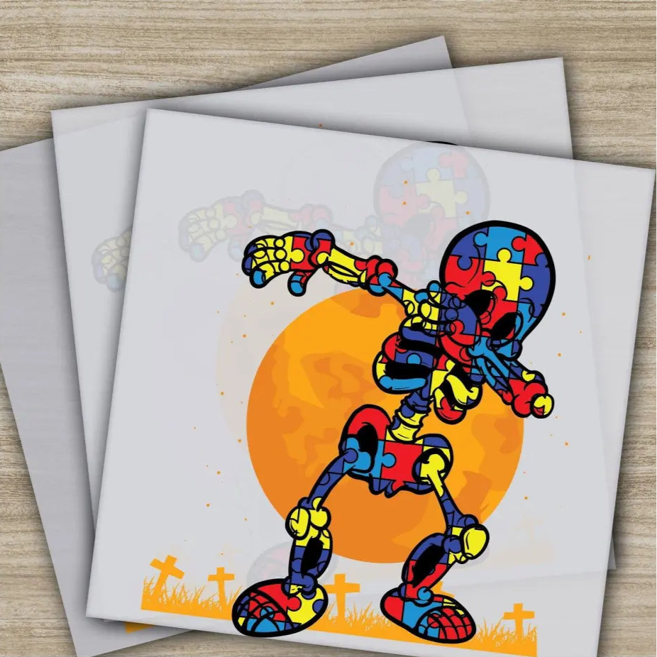 Autism Awareness Inclusion Ready to Press Personalized DTF Transfers Heat Press DTF Transfer