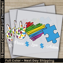 Load image into Gallery viewer, Autism Awareness Inclusion Ready to Press Personalized DTF Transfers Heat Press DTF Transfer
