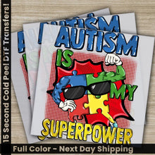 Load image into Gallery viewer, Autism Awareness Inclusion Ready to Press Personalized DTF Transfers Heat Press DTF Transfer
