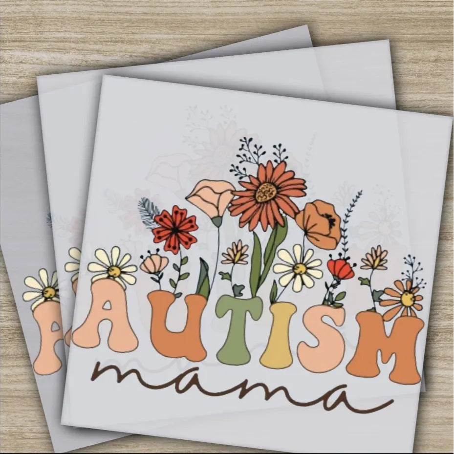 Autism Awareness Inclusion Ready to Press Personalized DTF Transfers Heat Press DTF Transfer