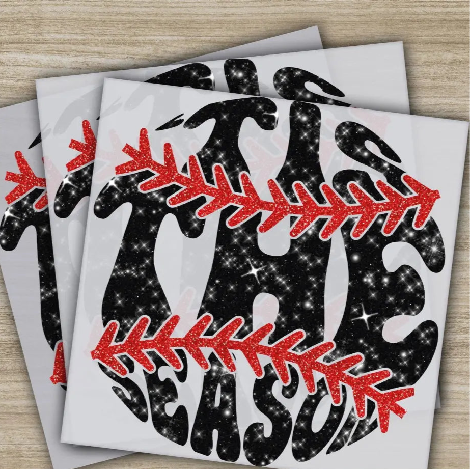 Baseball Mom Baseball Gift Baseball Season Ready to Press Personalized DTF Transfer High Quality Heat Press DTF Transfer