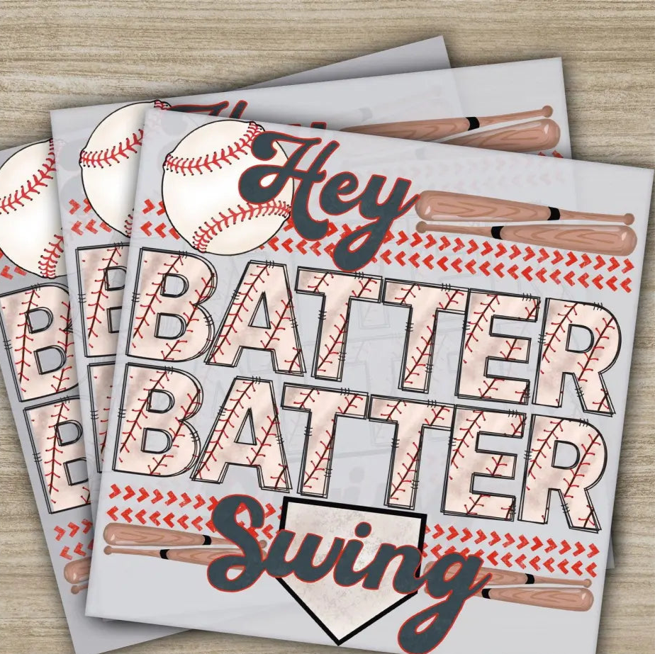 Baseball Mom Baseball Gift Baseball Season Ready to Press Personalized DTF Transfer High Quality Heat Press DTF Transfer