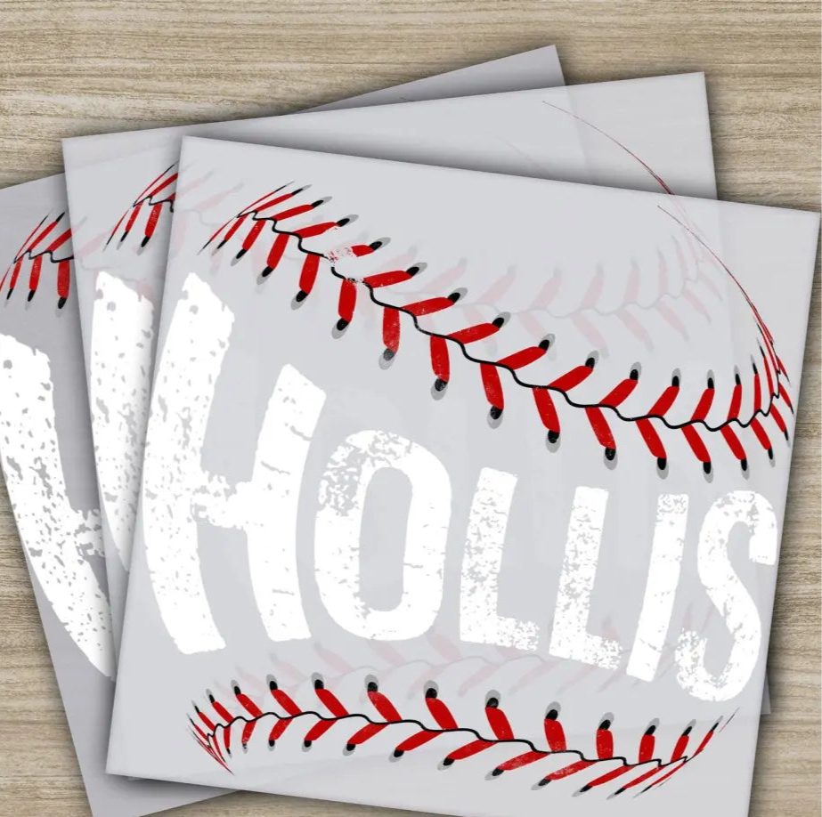 Baseball Mom Baseball Gift Baseball Season Ready to Press Personalized DTF Transfer High Quality Heat Press DTF Transfer