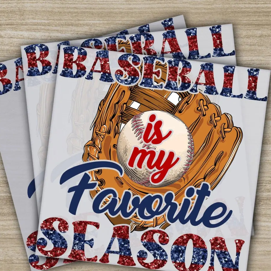Baseball Mom Baseball Gift Baseball Season Ready to Press Personalized DTF Transfer High Quality Heat Press DTF Transfer