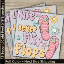 Load image into Gallery viewer, Beach Vibes Hello Summer Lets Go Surfing Ready to Press Personalized DTF Transfers s High Quality Heat Press DTF
