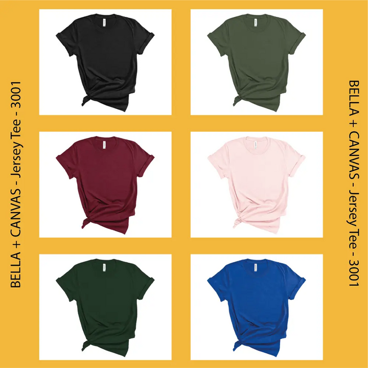 BELLA + CANVAS Jersey Tee 3001