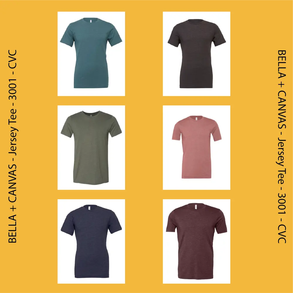 BELLA + CANVAS Jersey Tee 3001CVC