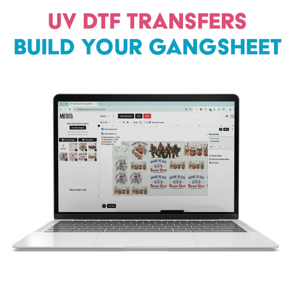 Build Your Own Custom UV Gang Sheet