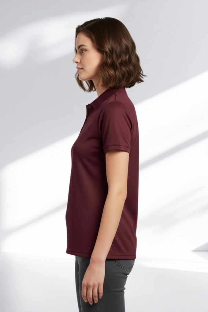 Burgundy arm