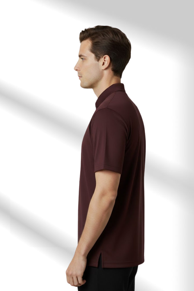 Burgundy arm