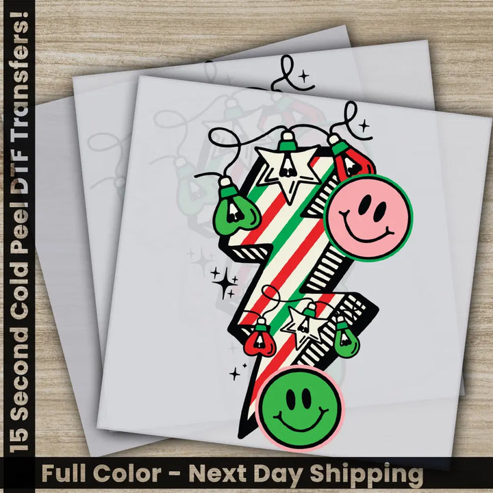 Christmas DTF Transfers Ready to Press Personalized Gifts Direct to Film Sublimation Screen Prints Fast Shipping