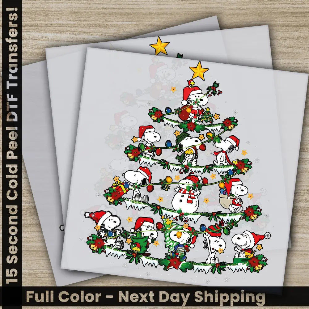 Christmas DTF Transfers Ready to Press Personalized Gifts Direct to Film Sublimation Screen Prints Fast Shipping