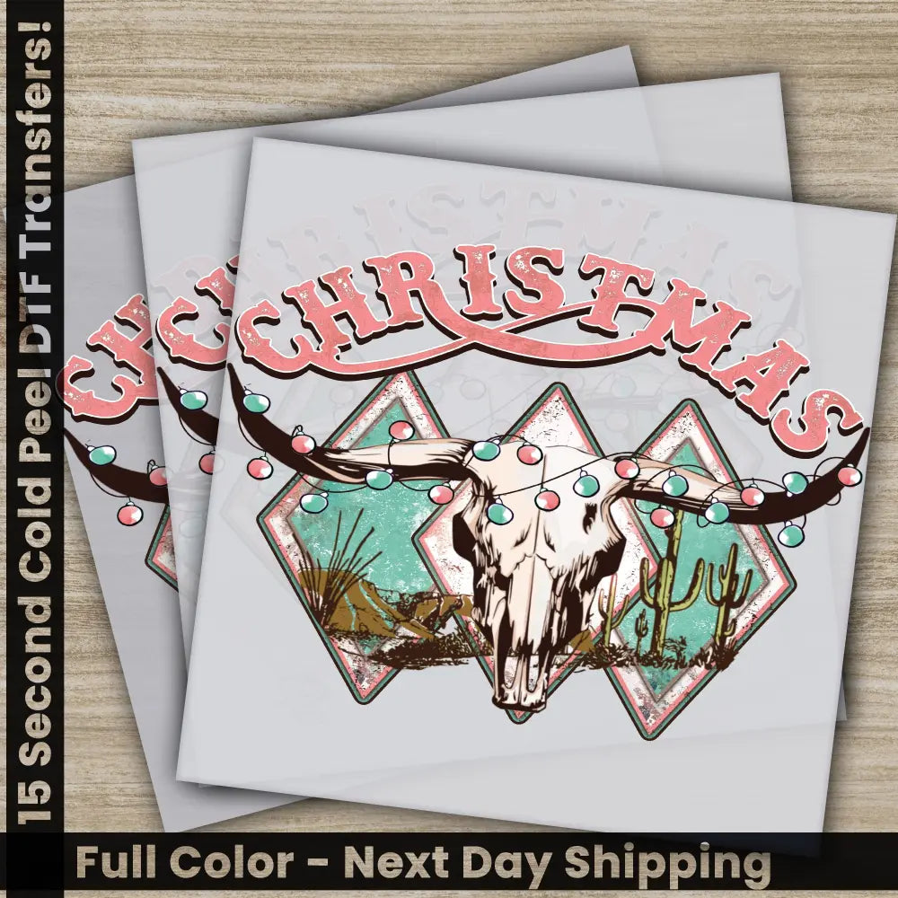 Christmas DTF Transfers Ready to Press Personalized Gifts Direct to Film Sublimation Screen Prints Fast Shipping