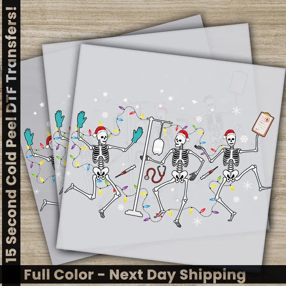 Christmas DTF Transfers Ready to Press Personalized Gifts Direct to Film Sublimation Screen Prints Fast Shipping