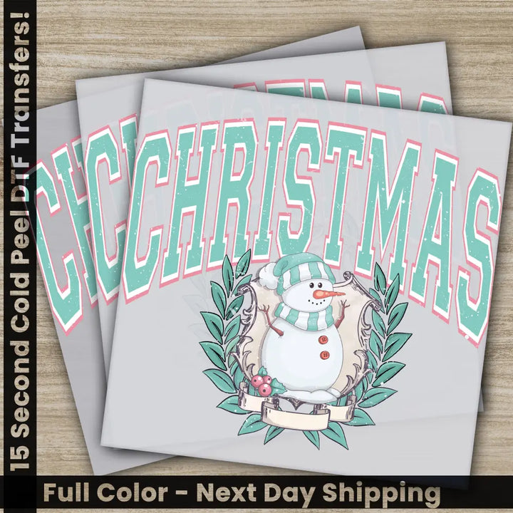 Christmas DTF Transfers Ready to Press Personalized Gifts Direct to Film Sublimation Screen Prints Fast Shipping
