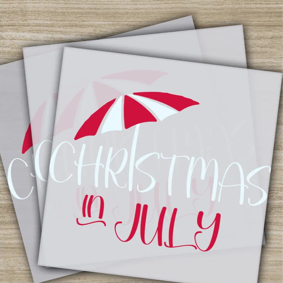 Christmas in July Fourth of July Independence Ready to Press Personalized DTF Transfers Heat Press DTF Transfers