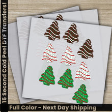 Load image into Gallery viewer, Christmas Tree DTF Transfers Ready to Press Personalized Gifts Direct to Film Sublimation Screen Prints Fast Shipping
