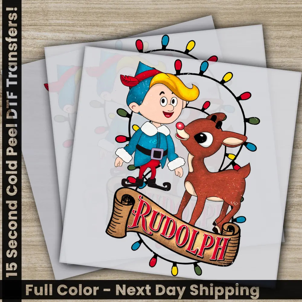 Christmas Vibes DTF Transfers Ready to Press Personalized Gifts Direct to Film Sublimation Screen Prints Fast Shipping
