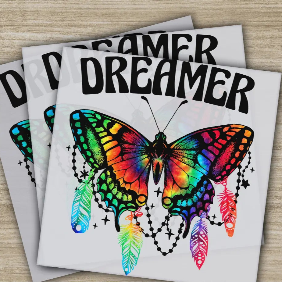 Colorful Flowers Love Peace Hippie Soul Ready to Press Personalized DTF Transfers Heat Press DTF Transfer