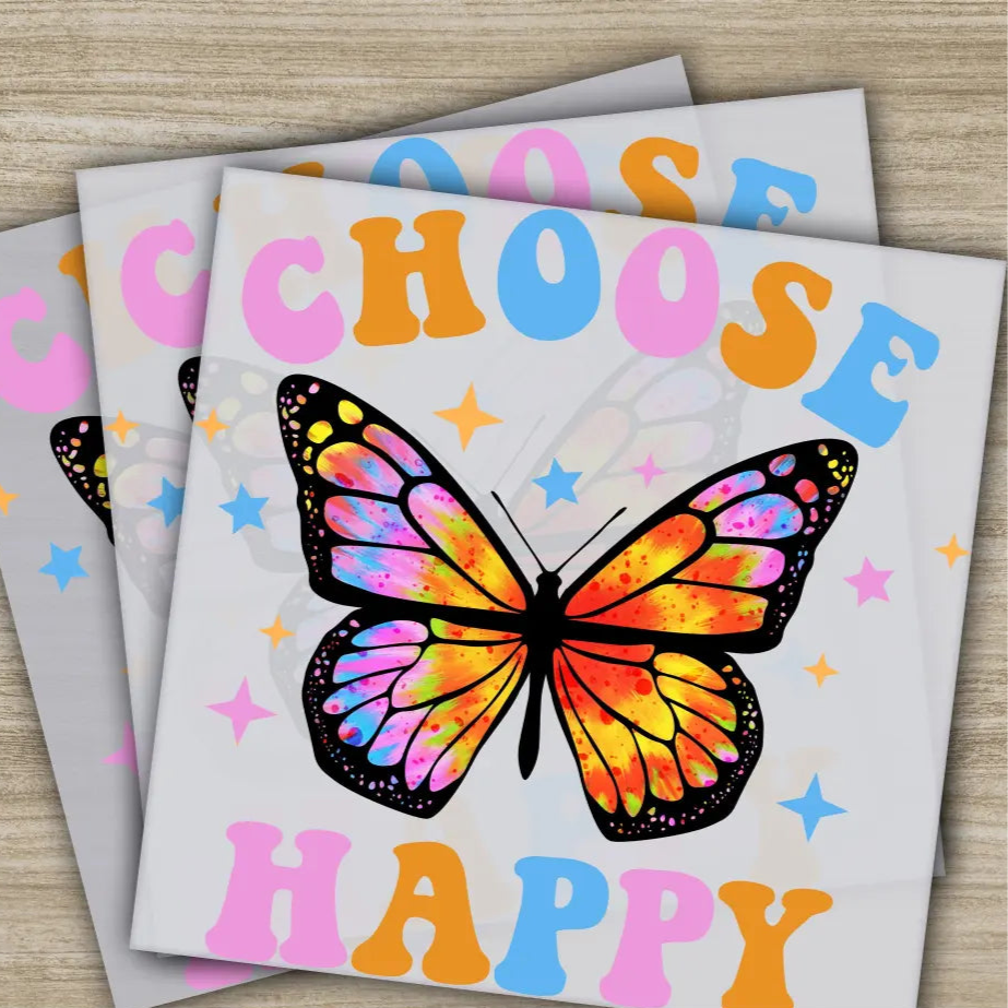 Colorful Flowers Love Peace Hippie Soul Ready to Press Personalized DTF Transfers Heat Press DTF Transfer