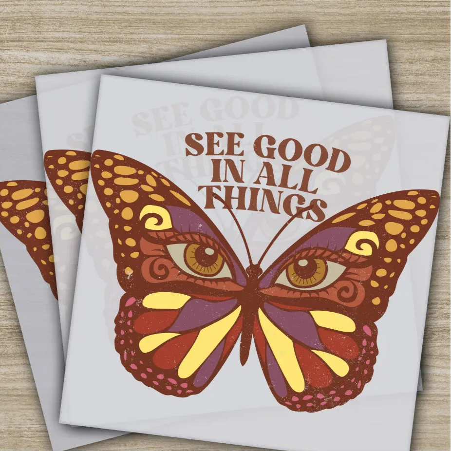 Colorful Flowers Love Peace Hippie Soul Ready to Press Personalized DTF Transfers Heat Press DTF Transfer