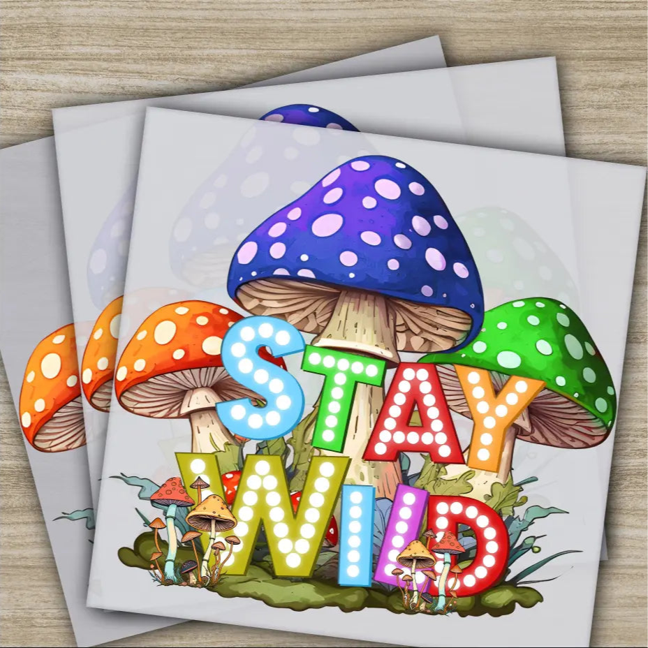 Colorful Flowers Love Peace Hippie Soul Ready to Press Personalized DTF Transfers Heat Press DTF Transfer