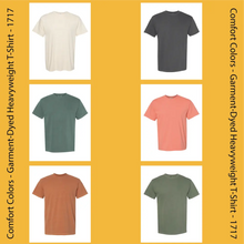 Load image into Gallery viewer, Comfort Colors - Garment-Dyed Heavyweight T-Shirt - 1717
