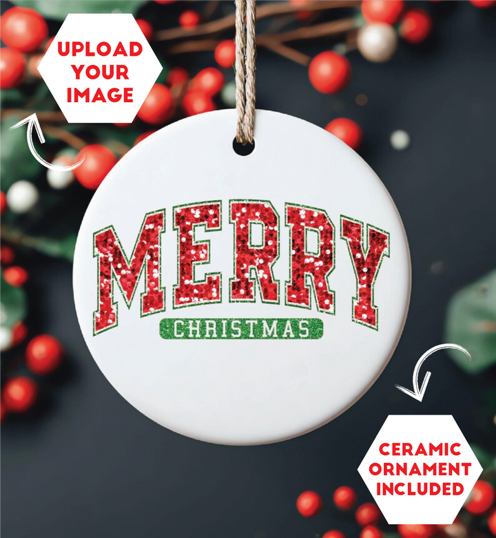 Custom Christmas Ornament – Personalized Holiday Tree Decoration