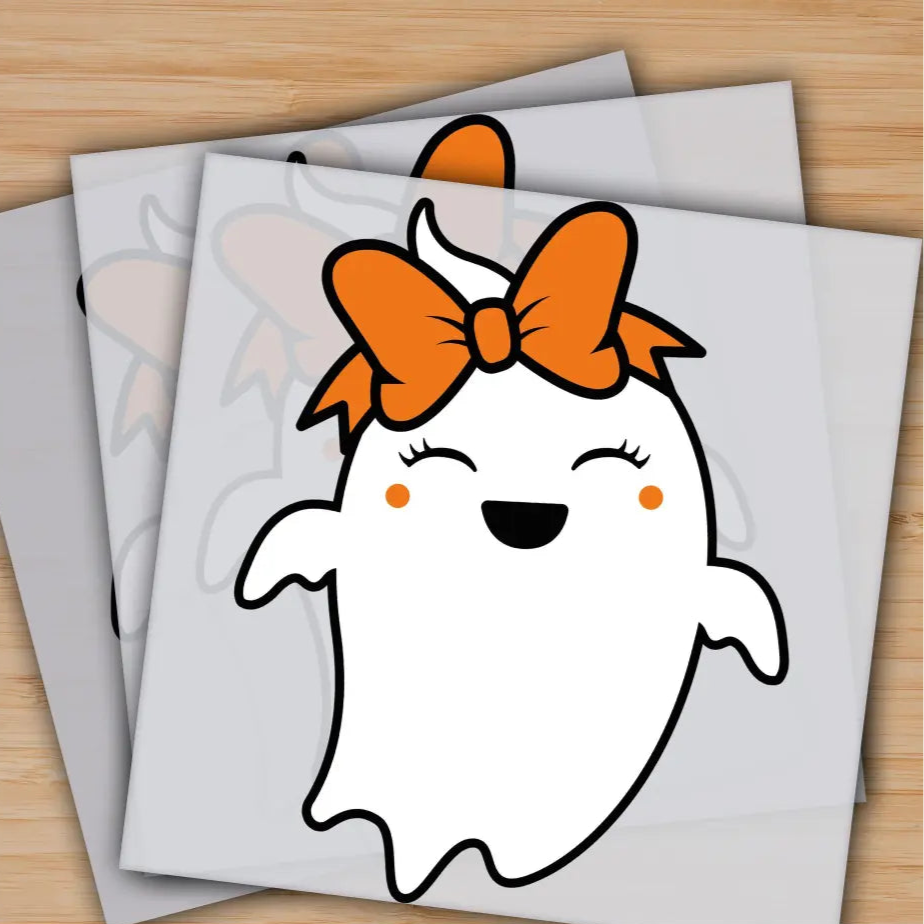 Cute Ghost Spooky Season Bougie Ready to Press Personalized Gifts Sublimation DTF Prints Trendy DTF Prints Ready