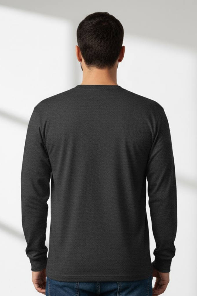 Dark Grey Heather back