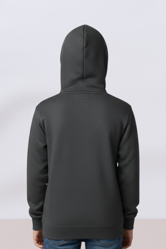 Fan Charcoal Heather back